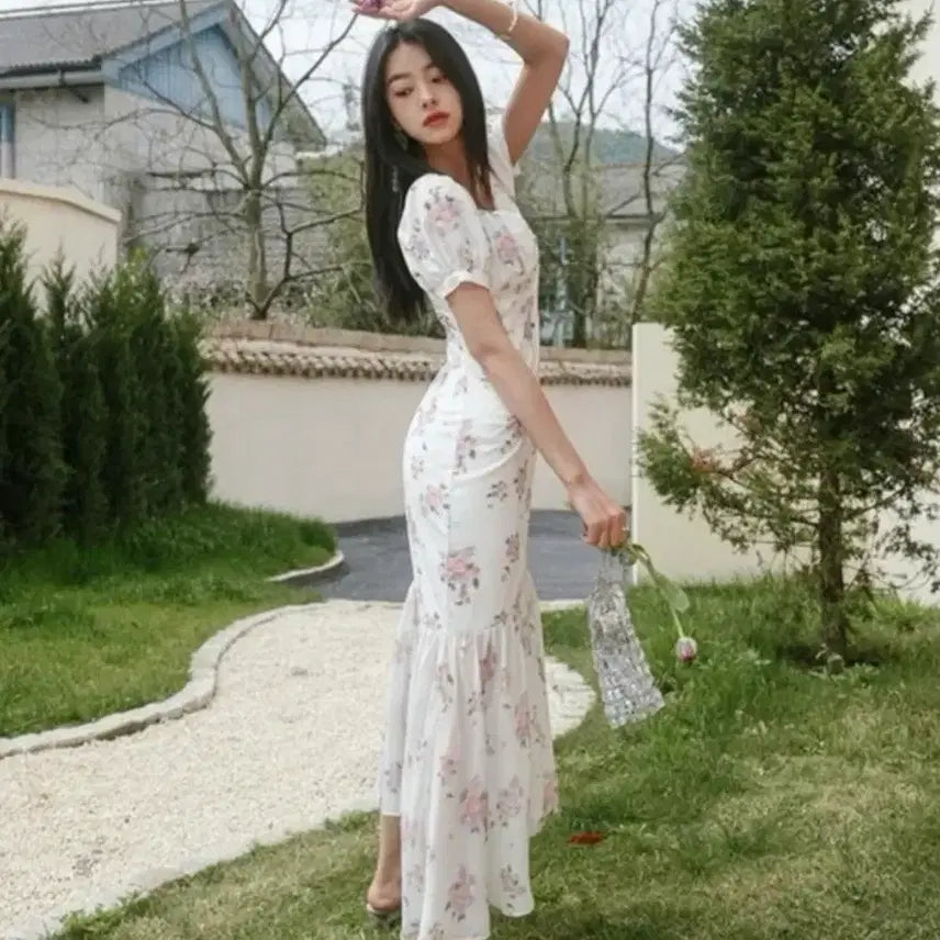 [BUNJANG] Eos Long One-Piece Dress / 신스덴 에오스 롱 원피스