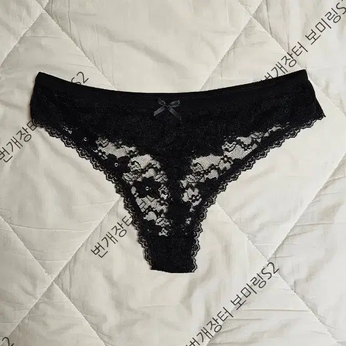 [BUNJANG] Black Lace Panties - Women's Underwear / 블랙 래이스 팬티 여성 속옷 중고