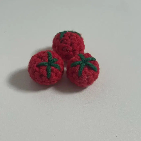 [BUNJANG] Tomato Charm Keychain / 토마토 키링