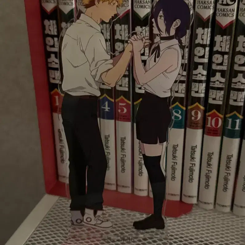 [BUNJANG] Chainsaw Man Denji & Reze Acrylic Standee Baseyard / 체인소맨 레제 덴지 베이스야드 아크릴 스탠드