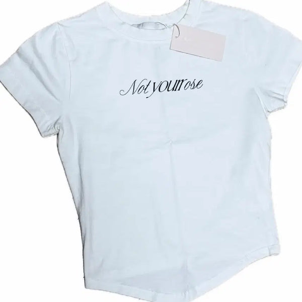 [BUNJANG] Not Your Roses Short Sleeve T-Shirt / [새상품] 낫유어로즈 반팔