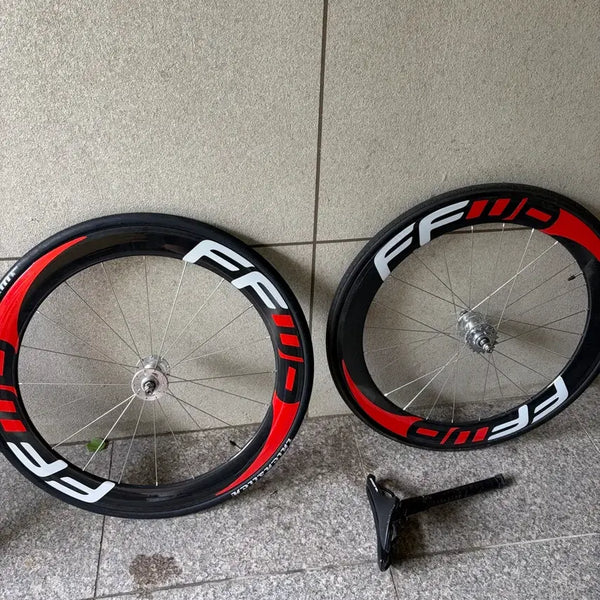 [BUNJANG] Novatec 60mm Silver Hub Decal Wheelset / 노바텍 60림 실버허브 페포데칼 급처