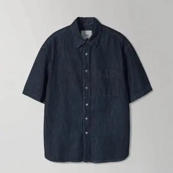 [BUNJANG] The Row Denim Half Shirt / (4)인더로우 데님 하프셔츠