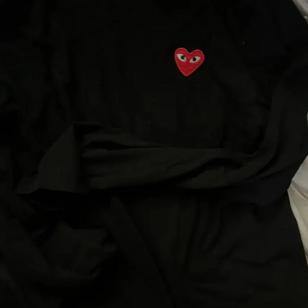 [BUNJANG] Comme des Garçons Long Sleeve T-Shirt Black M / 꼼데가르송 롱슬리브 블랙m
