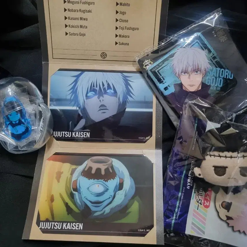 [BUNJANG] Jujutsu Kaisen Bundle Set - Gojo Satoru, Geto Suguru Badges & Plush / 주술회전 굿즈 일괄 판매