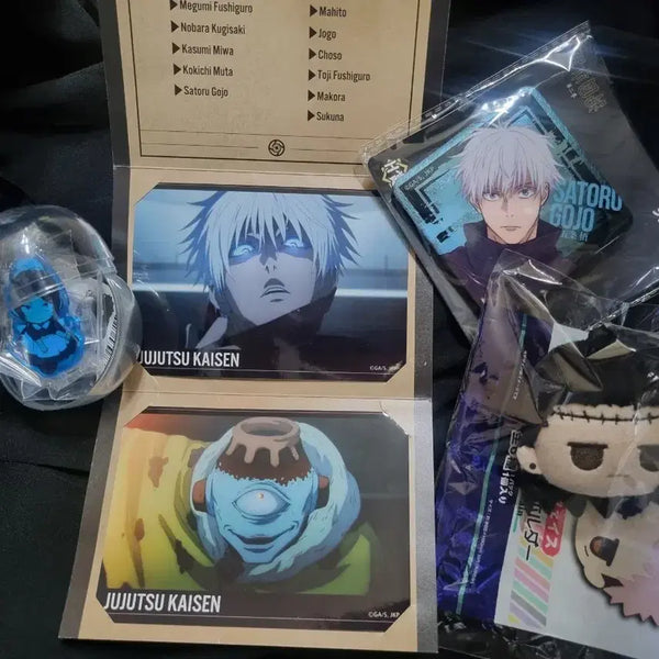 [BUNJANG] Jujutsu Kaisen Bundle Set - Gojo Satoru, Geto Suguru Badges & Plush / 주술회전 굿즈 일괄 판매