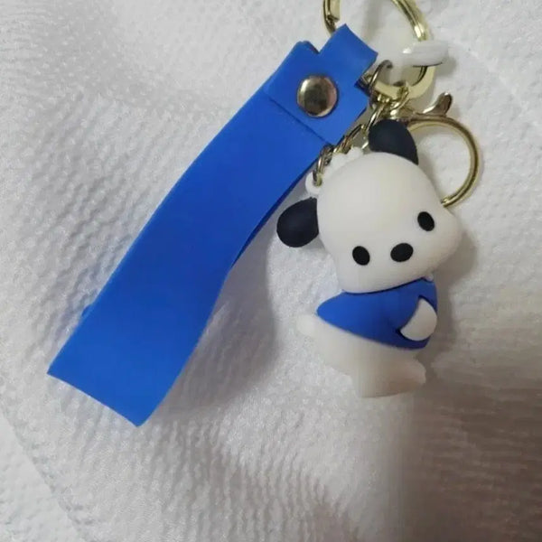 [BUNJANG] Pochacco Pouch Keyring Blue / 포차코 파우치 키링 블루