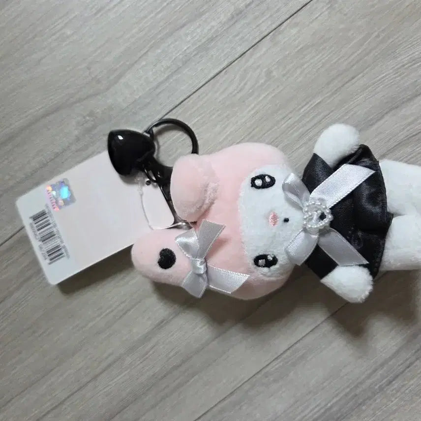 [BUNJANG] My Melody Black Heart Bell Keyring / 마이멜로디 블랙하트 방울 키링