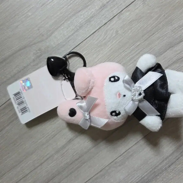 [BUNJANG] My Melody Black Heart Bell Keyring / 마이멜로디 블랙하트 방울 키링
