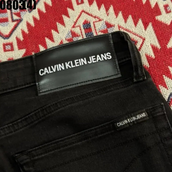 [BUNJANG] Calvin Klein Jeans Black Denim Pants / 캘빈클라인진 블랙 데님 팬츠 0803