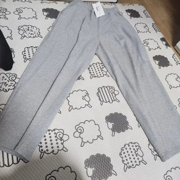 [BUNJANG] Zero Wide Training Pants L Grey / 제로 와이드 트레이닝복 팬츠 L 새상품