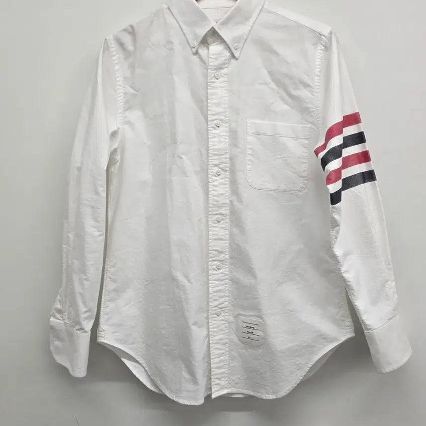 [BUNJANG] Thom Browne Striped Oxford Shirt / [정품] 톰브라운 사선 셔츠남방.  싸이즈 95