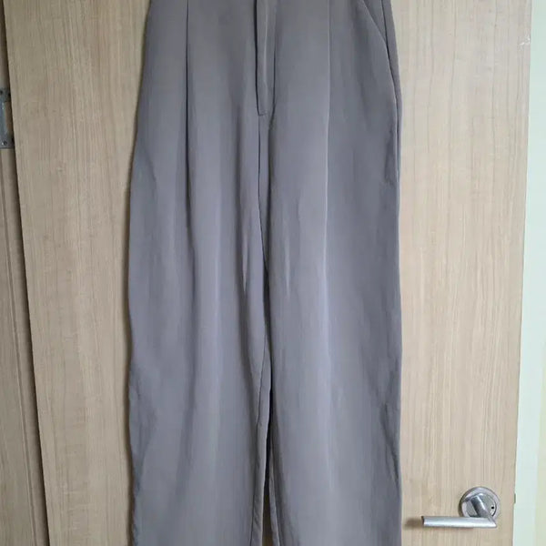[BUNJANG] ZARA Khaki Brown Wide Leg Slacks / ZARA 자라 카키브라운 와이드 슬랙스 M(28)