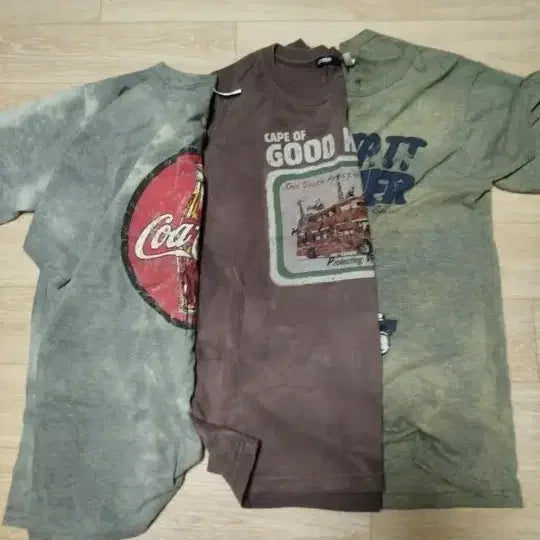 [BUNJANG] Vintage Graphic T-Shirt Bundle (3 pcs) / 빈티지 그래픽 반팔 티 ㅡ일괄 3개