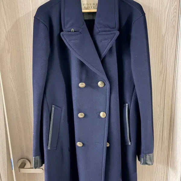 [BUNJANG] Burberry Brit Peacoat Navy L / 버버리 브릿 피코트 네이비 L