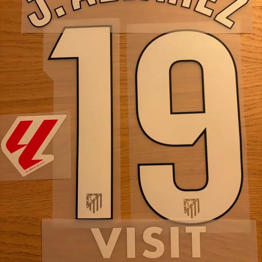 [BUNJANG] Atletico Madrid J. Alvarez #19 Jersey with Patches / 아틀레티코 마드리드 J.알바레즈 19번 마킹 + 패치
