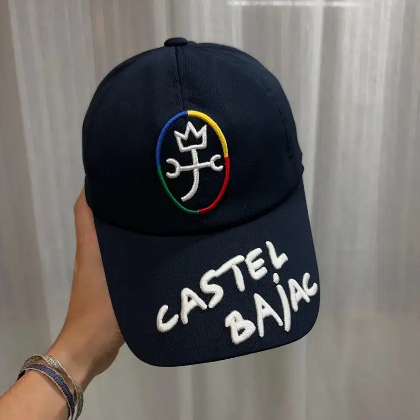 [BUNJANG] Castel Bajac Navy Color Ball Cap / Castel Bajac 까스텔바작 네이비 컬러 볼캡 모자