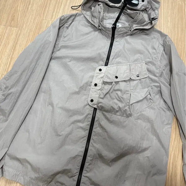 [BUNJANG] CP Company Chrome Goggle Windbreaker Jacket Grey / CP컴퍼니 크롬고글 바람막이 자켓 그레이