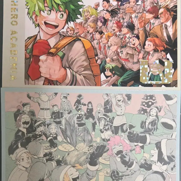 [BUNJANG] My Hero Academia "Hero's" Original Art Exhibition Memorial Collection Set of 4 / 나히아 히로아카 원화전 메모리얼 컬렉션 4종 일괄