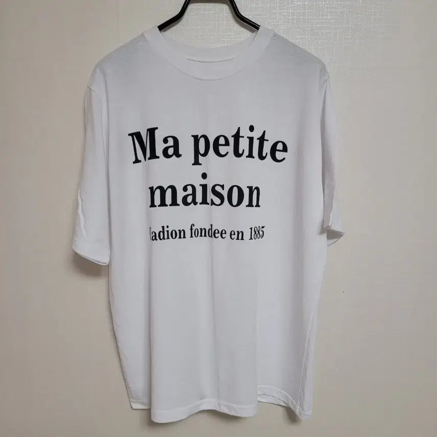 [BUNJANG] Round Fit Logo White T-shirt / (새상품) 라운드반퍈티 화이트반팔 로고 루즈핏반팔