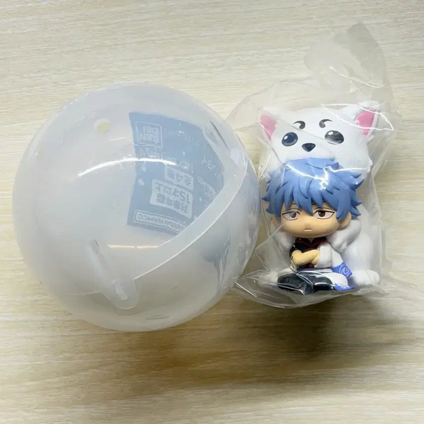 [BUNJANG] Gintama Mogumogu Gacha Figure Gintoki & Sadaharu (Sealed) / 은혼 모구모구 가챠 피규어 긴토키 사다하루 미개봉