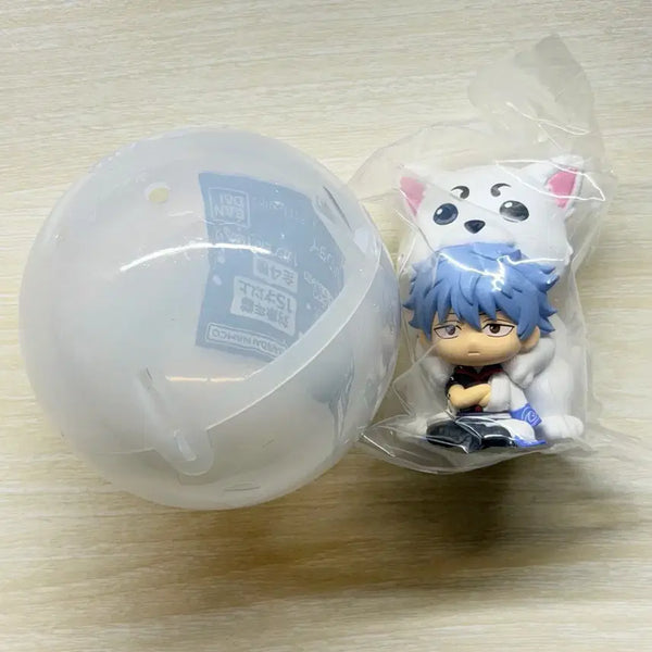 [BUNJANG] Gintama Mogumogu Gacha Figure Gintoki & Sadaharu (Sealed) / 은혼 모구모구 가챠 피규어 긴토키 사다하루 미개봉