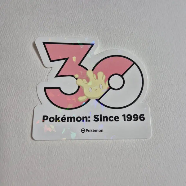 [BUNJANG] Pokemon 30th Anniversary Sticker Set (Mabillk + 2 Random) / 포켓몬 30주년 스티커 마빌크 +a 판매