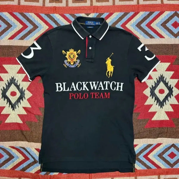[BUNJANG] Polo Ralph Lauren Black Watch Big Pony Chief Keef Polo Shirt / M) 폴로 랄프로렌 블랙와치 빅포니 카라티 치프키프