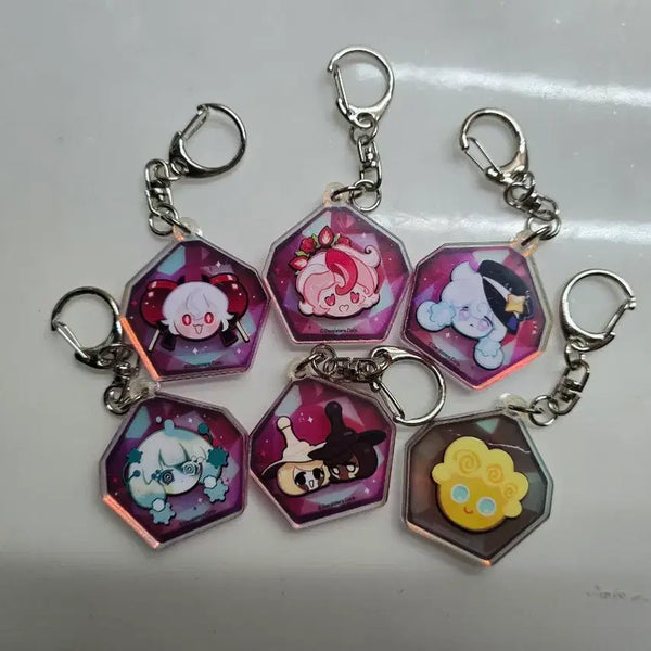 [BUNJANG] Cookie Run Soul Stone Keychain Bundle Set / 쿠키런 영혼석 키링 일괄 판매