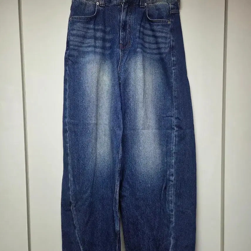 [BUNJANG] NOUN Corduroy Denim Pants (Blue, Size 2) / 노운 / 코듀로이 데님팬츠 (Blue, 2size)