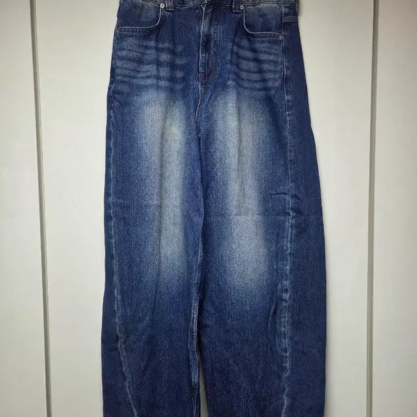 [BUNJANG] NOUN Corduroy Denim Pants (Blue, Size 2) / 노운 / 코듀로이 데님팬츠 (Blue, 2size)
