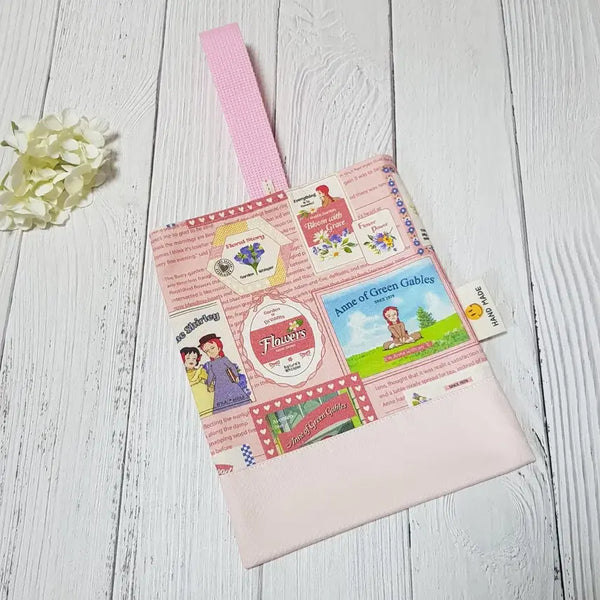 [BUNJANG] Handmade Anne of Green Gables Fabric Eco Bag (Pink) / {핸드메이드} 빨강머리앤 원단 원핸들 에코백 (핑크)
