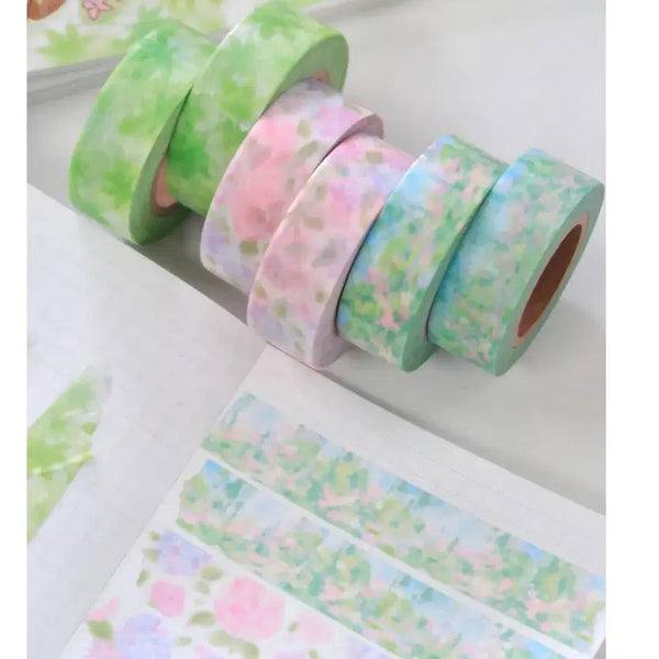 [BUNJANG] Pearly Button Summer Collection Washi Tape (3 Types) / 펄리버튼 여름수집마테 3종