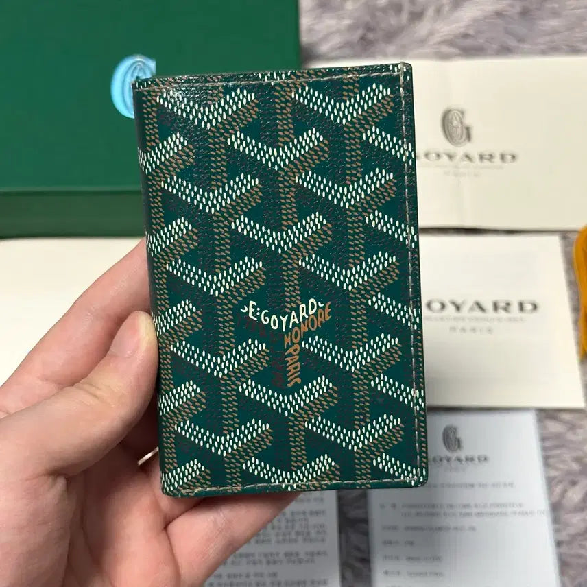 [BUNJANG] Goyard Saint Pierre Card Holder Special Green / [풀구성] 고야드 생피에르 카드지갑 스페셜그린