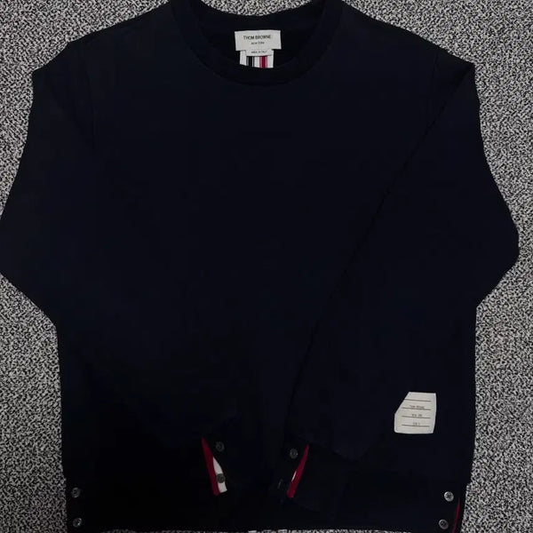 [BUNJANG] Thom Browne Back Stripe Sweatshirt Navy / [3] 톰브라운 백삼성 맨투맨 네이비