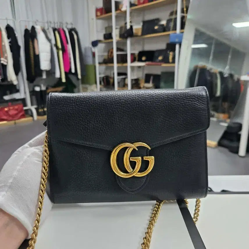 [BUNJANG] Gucci Marmont GG Crossbody Bag / [정품] 구찌 마몬트 GG 크로스백