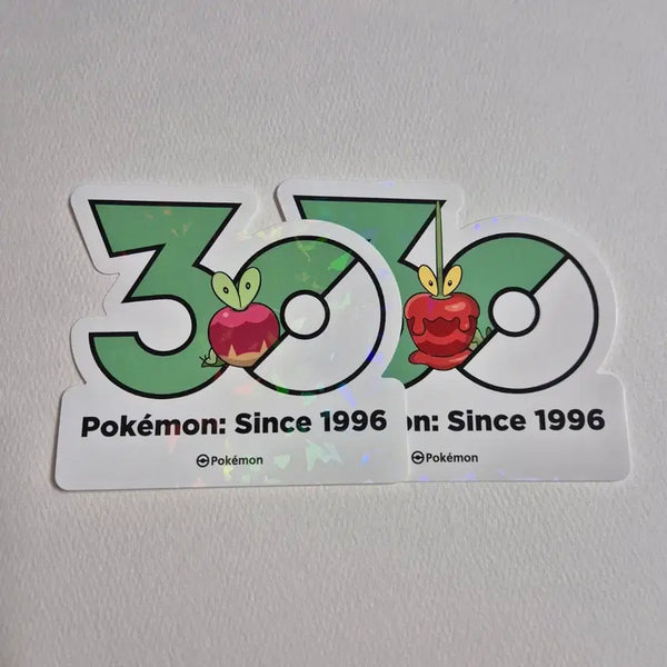 [BUNJANG] Pokemon 30th Anniversary Stickers: Vulpix & Gengar + Bonus Cards / 포켓몬 30주년 스티커 과사삭벌레 과미르 +a 판매