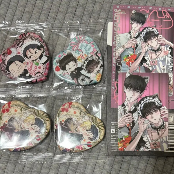 [BUNJANG] Leveom Salon de Bomb Can Badge Deco Photo Pack / 레봄 살롱드르봉 캔뱃지 데코 사진팩 양도