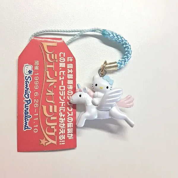[BUNJANG] Sanrio 1999 Puro Land Sirius Legend Unicorn Hello Kitty Strap / 고전 유니콘 키티스트랩