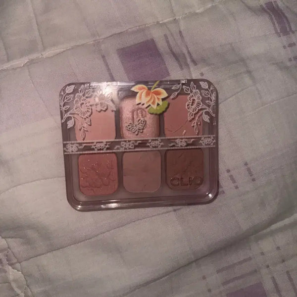 [BUNJANG] CLIO Pro Eye Palette [Royal Clio Muse Master Palette - Ggotgama Coral] / 클리오 6구 팔레트 [왕실 클리오 뮤즈 마스터 팔레트_꽃 가마 코랄]