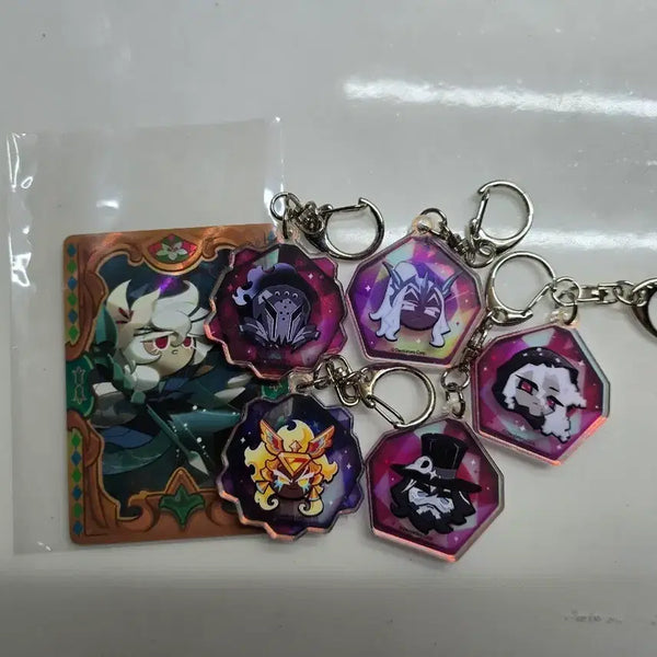 [BUNJANG] Cookie Run Soulstone Keychain Bundle Set / 쿠키런 영혼석 키링 일괄 판매