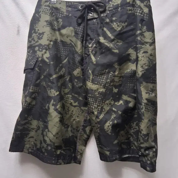 [BUNJANG] Camouflage Cargo Shorts / 카모플라주 반바지 28인지