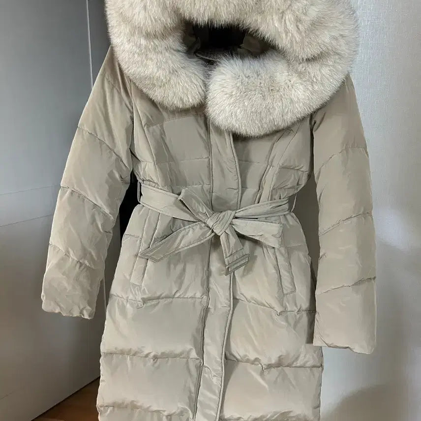 [BUNJANG] Nice Claup Fox Fur Long Padding / 나이스클랍 폭스퍼 롱패딩