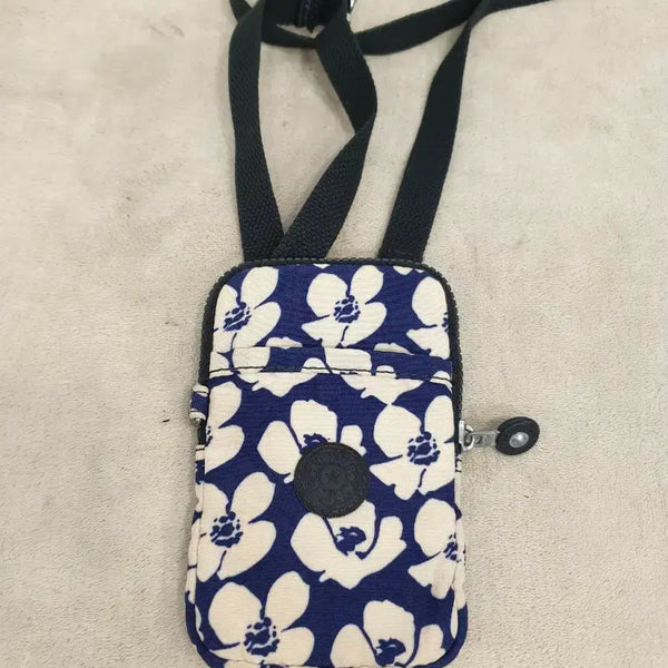 [BUNJANG] Kipling Floral Mini Crossbody Bag / 키플링 꽃무늬 미니 크로스백 카드지갑 동전지갑