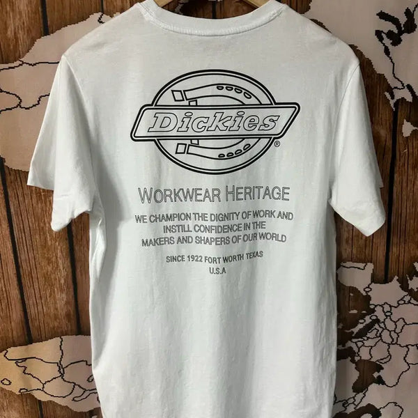 [BUNJANG] Dickies Heritage Big Logo T-Shirt White L / 디키즈 워크웨어 헤리티지 빅로고 반팔티 화이트 L 정품