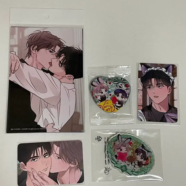 [BUNJANG] Salon de Bomb Collection Set Photocard Badge Magnet / 살롱드르봉 밤은 부드러워라 특전 인화사진 캔뱃지 마그넷 컬포