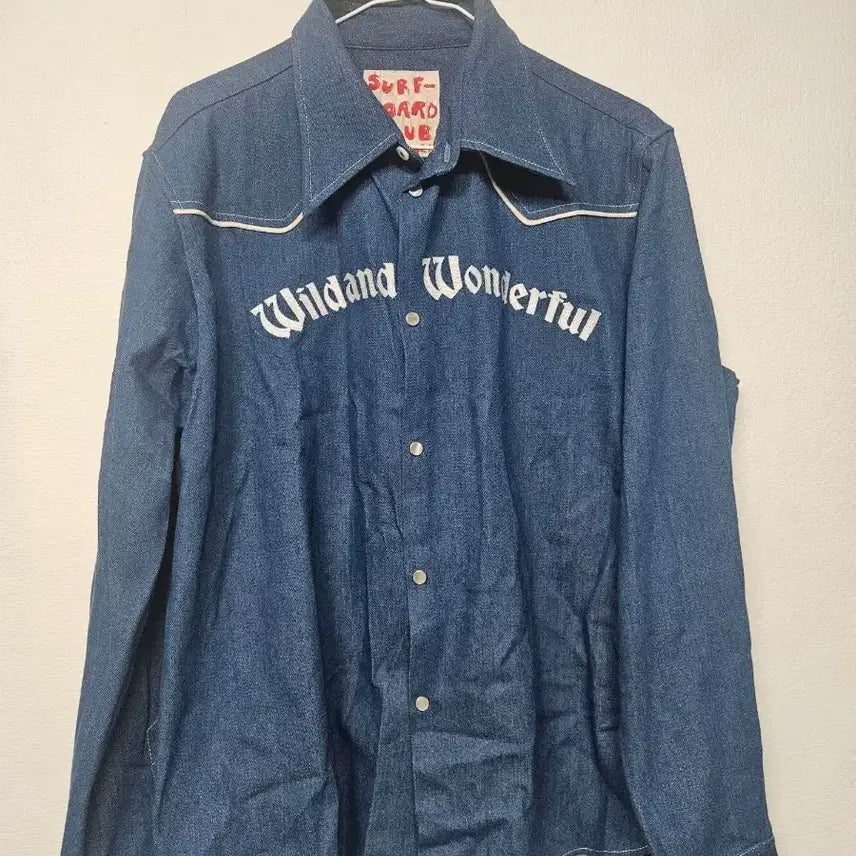 [BUNJANG] Stockholm Syndrome Prince Denim Western Shirt M / 스톡홀름 서프보드 클럽 프린스 데님 웨스턴 셔츠 m