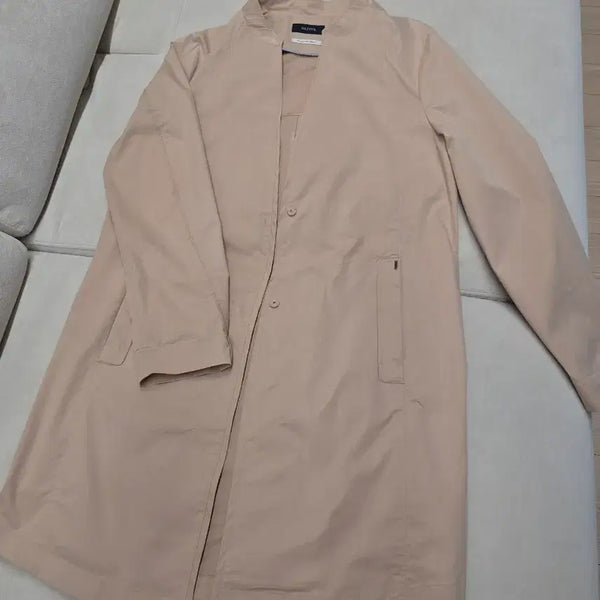 [BUNJANG] Hazzys Women's Beige Casual Coat / 헤지스 여성 베이지색 코트 HAZZYS