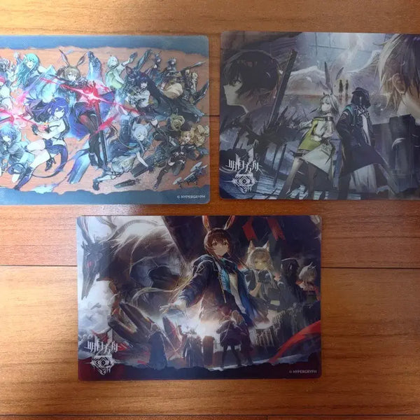 [BUNJANG] Arknights Flame's Signature Transparent Postcard Set / 명일방주 불꽃의 서명 투명 엽서 3종