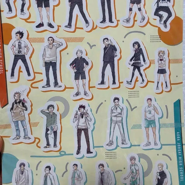 [BUNJANG] Haikyu!! Jump Fan Park Memorial A4 Sticker Set (113 pcs) / 미개봉) 하이큐 점프 팬파크 메모리얼 A4 스티커 113장 세트 판매합니다